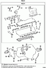 ENGINE OVERHAUL GASKET KIT 1